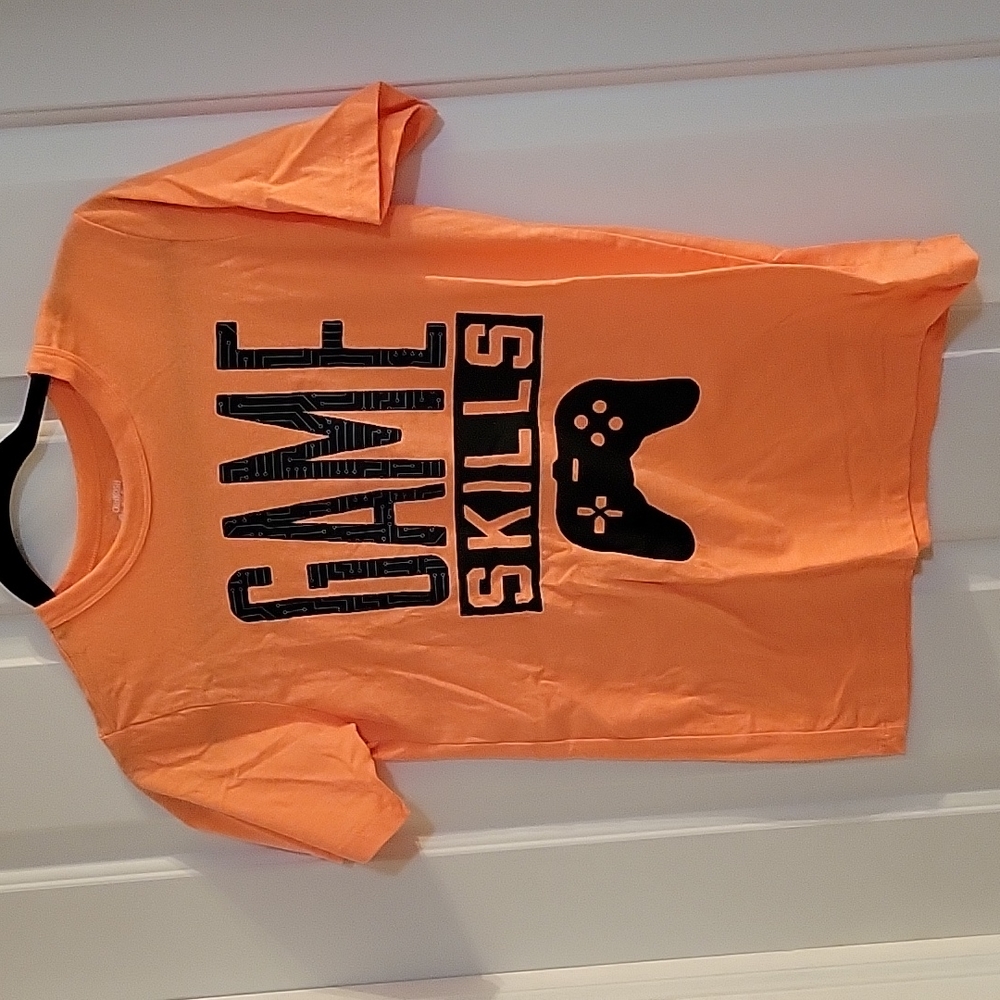 Osh kosh orange game skills tee 14